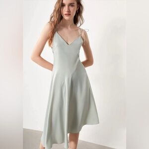 J.ING Crystal Mint Cream Midi Dress
